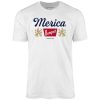 Merica Banquet Beer - Unisex T-Shirt - Image 3